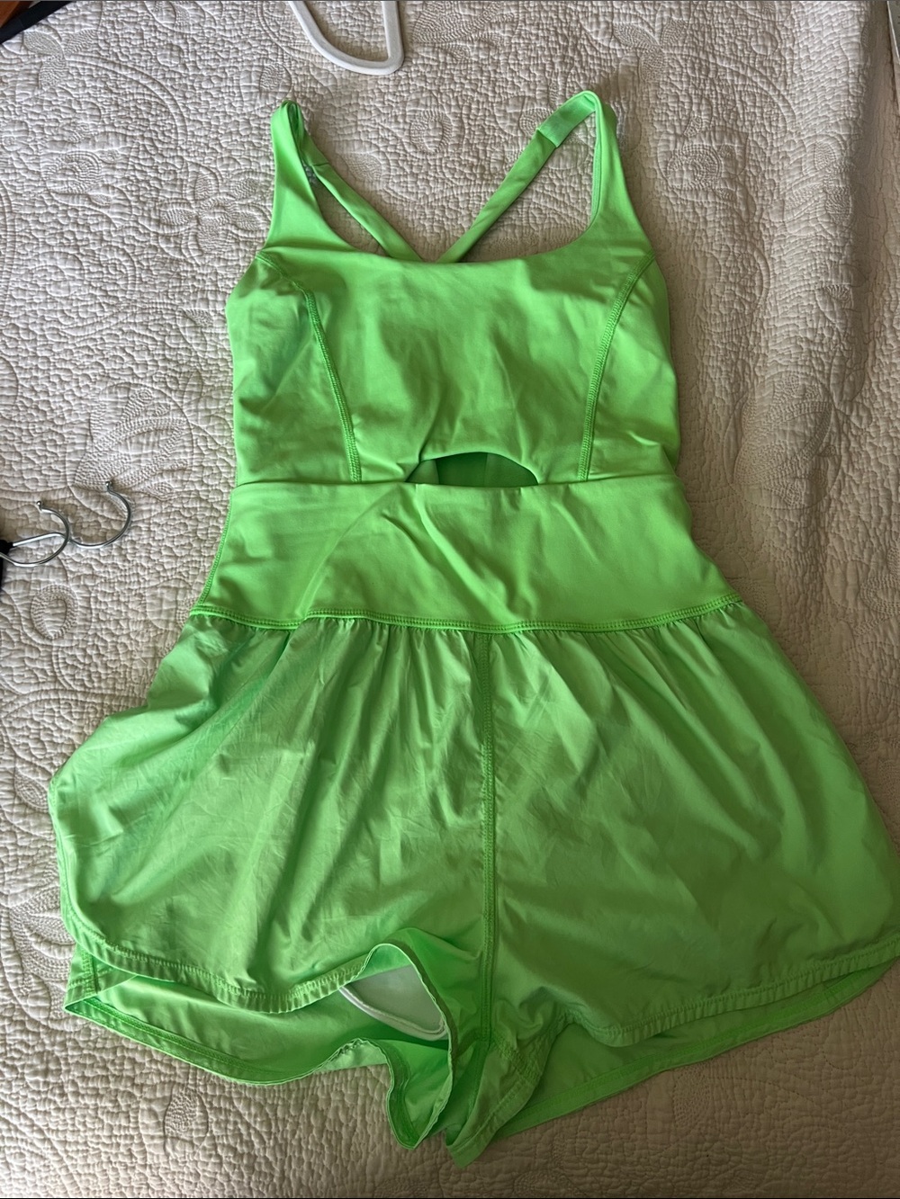 FP Movement by Free People Neon Green Active Romper
